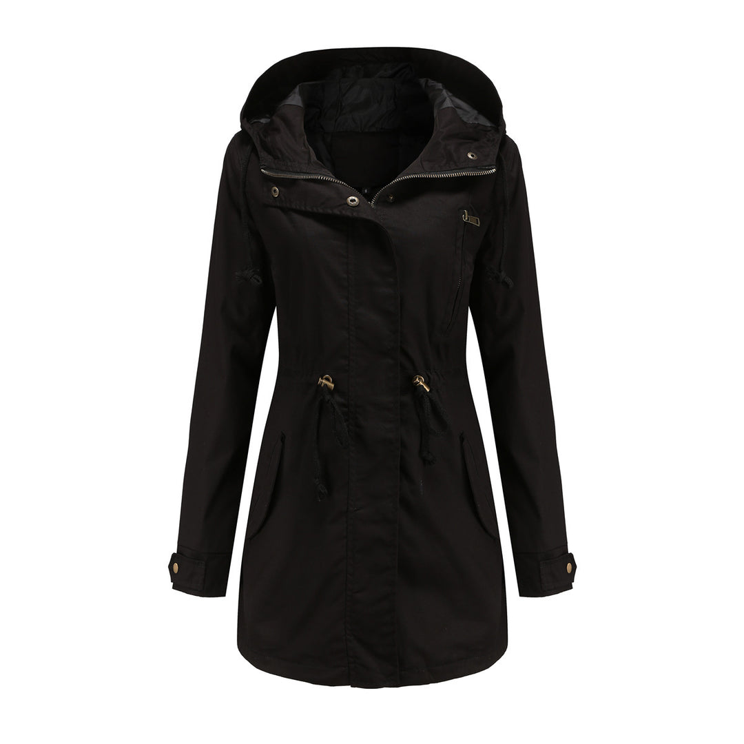 Damen Funktionsjacke mit verstellbarem Bund und Reißverschluss EB