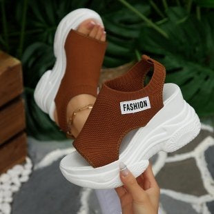 Damen Sandalen mit modernem Plateau-Design EB