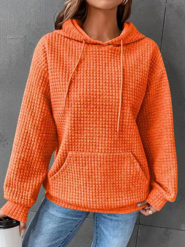 Damen Kapuzensweatshirt mit strukturiertem Design EB