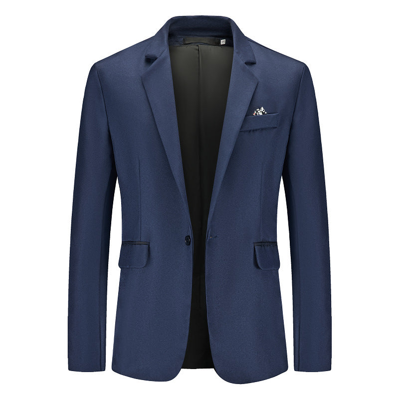 Herren Eleganter Anzugblazer mit feiner Struktur und modernem Schnitt EB