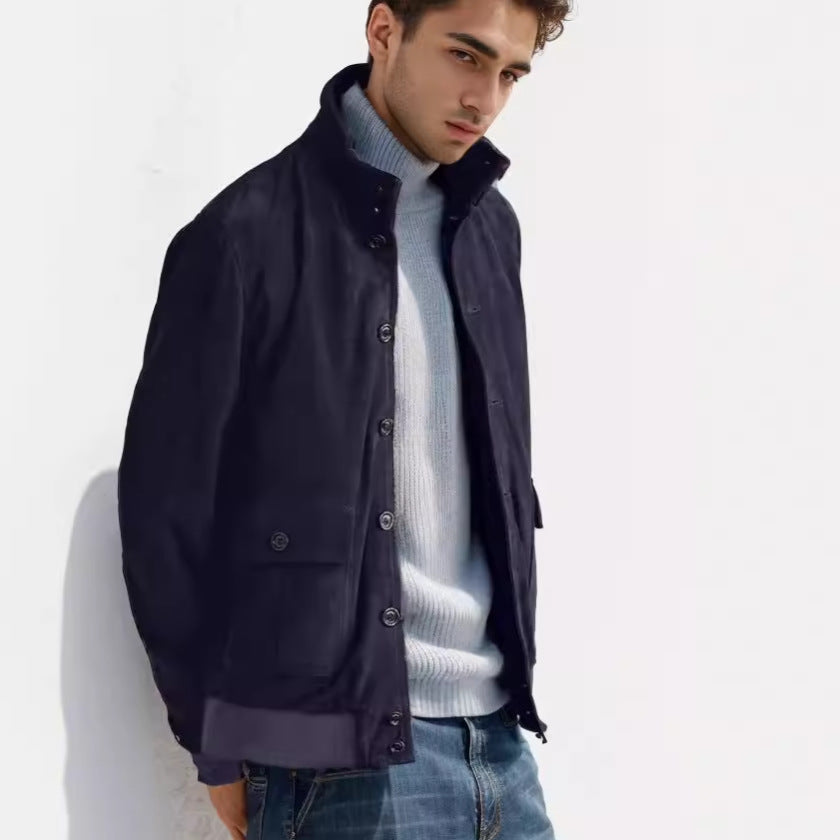 Herren robuste Utility-Jacke mit praktischen Taschen EB