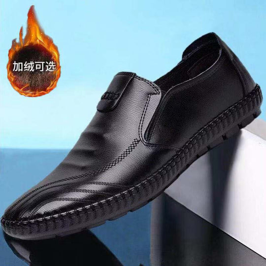 Herren elegante, braune Lederschuhe EB
