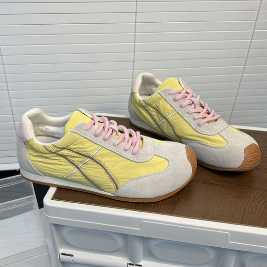Damen Sneaker aus hochwertigem Leder und atmungsaktivem Material EB