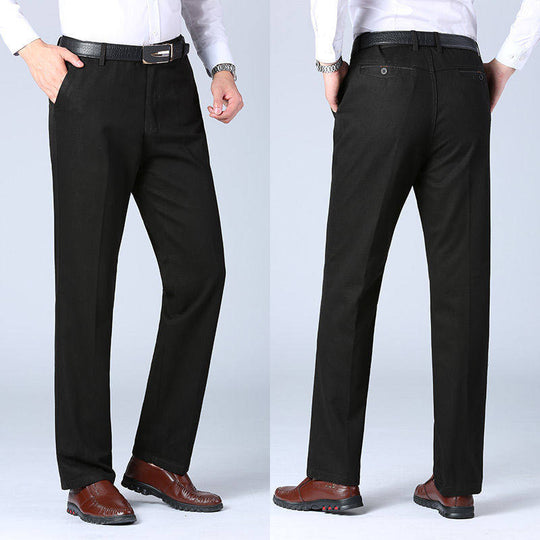 Herren Elegante Anzughose mit schmalem Schnitt und praktischen Taschen EB