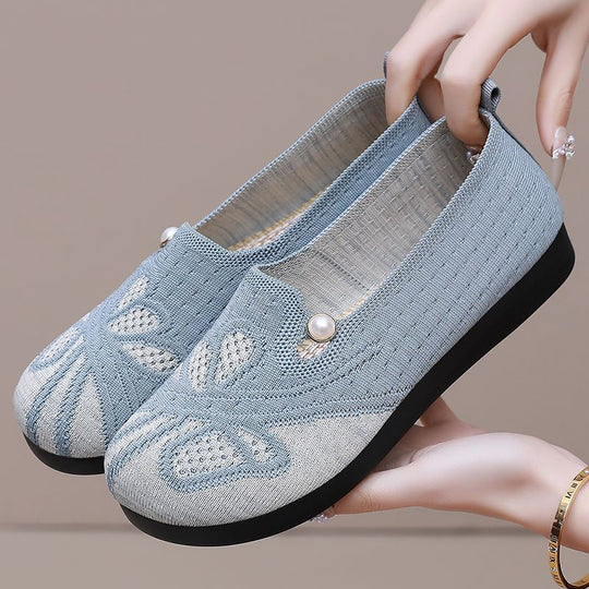 Damen Komfortable Freizeit-Slipper mit modischem Lochdesign EB
