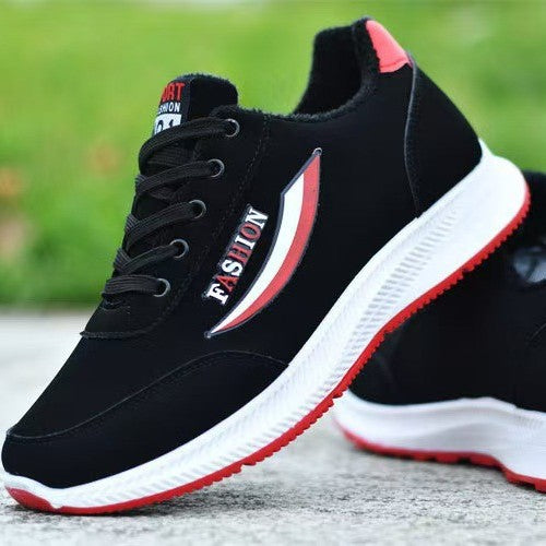 Damen Sportliche Sneaker mit atmungsaktiver Oberflächenstruktur und dämpfender Sohle EB