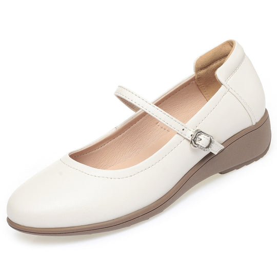 Damen Mary Jane Ballerinas mit komfortabler Sohle und elegantem Riemen EB
