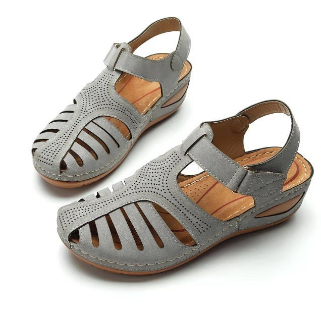 Damen Sandalen mit verstellbarem Riemendesign und atmungsaktivem Obermaterial EB