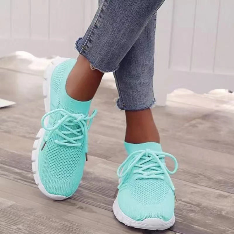 Damen Atmungsaktive Lauf-Sneakers mit flexibler Sohle EB