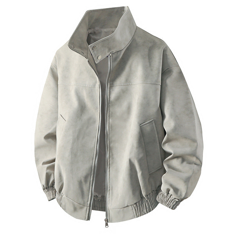 Herren Modische Übergangsjacke mit hohem Kragen und revitalisierendem Innenfutter EB