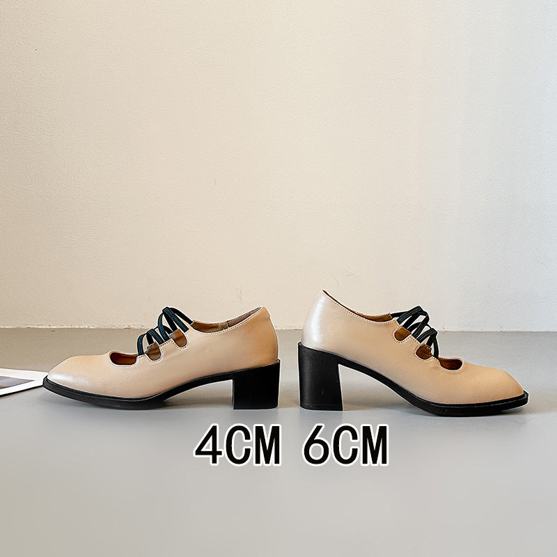 Damen Elegante Mary Jane Pumps mit modischen Riemchen EB