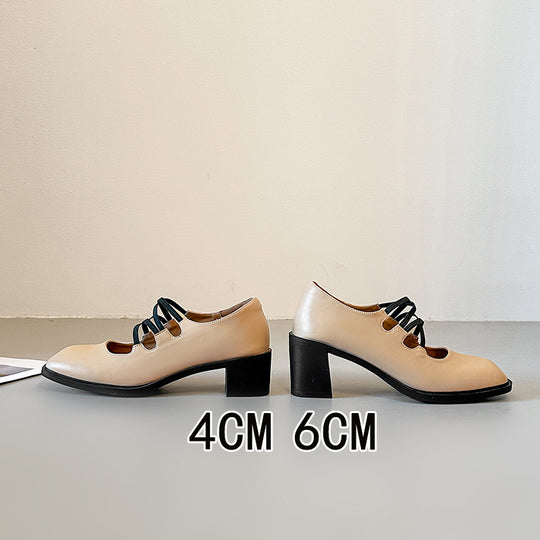 Damen Elegante Mary Jane Pumps mit modischen Riemchen EB