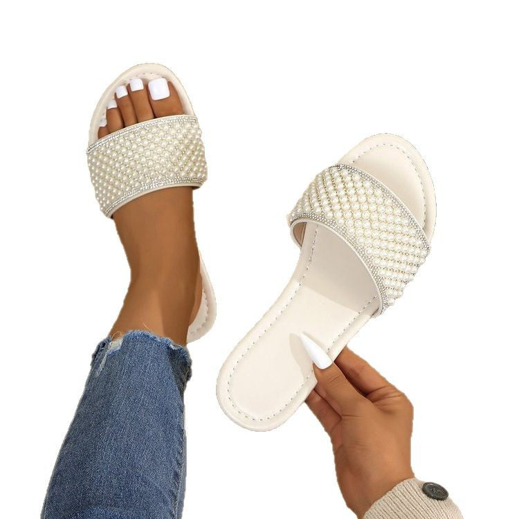 Damen Glitzernde Komfort-Sandalen mit funkelndem Riemen EB