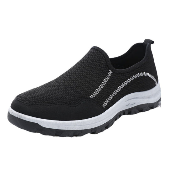 Damen Atmungsaktive Slip-On Laufschuhe mit flexibel ausgestattet Sohle EB
