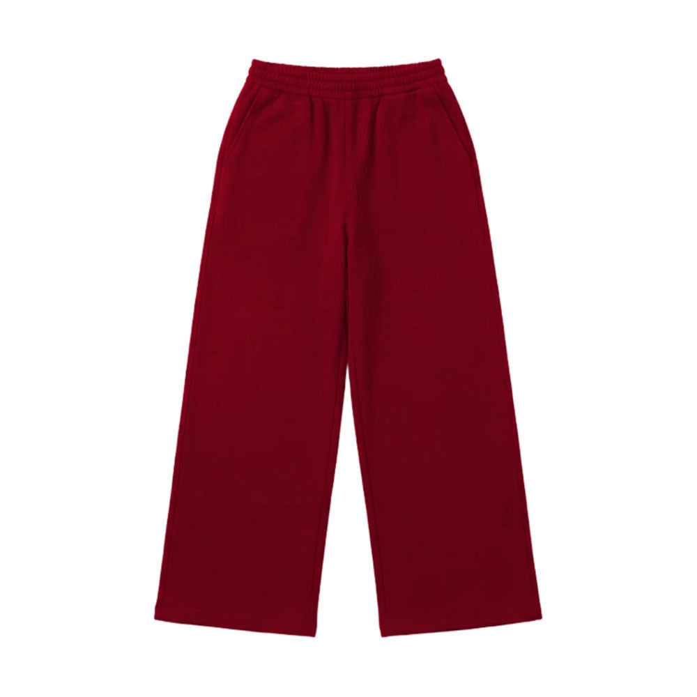 Damen nan Wide‑Leg Relaxhose mit hohem Komfortbund, seitlichen Eingrifftaschen und weichem Fleece-Innenfutter EB