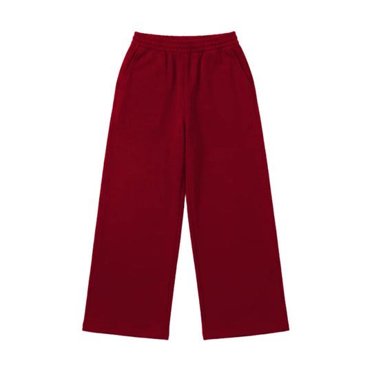 Damen nan Wide‑Leg Relaxhose mit hohem Komfortbund, seitlichen Eingrifftaschen und weichem Fleece-Innenfutter EB