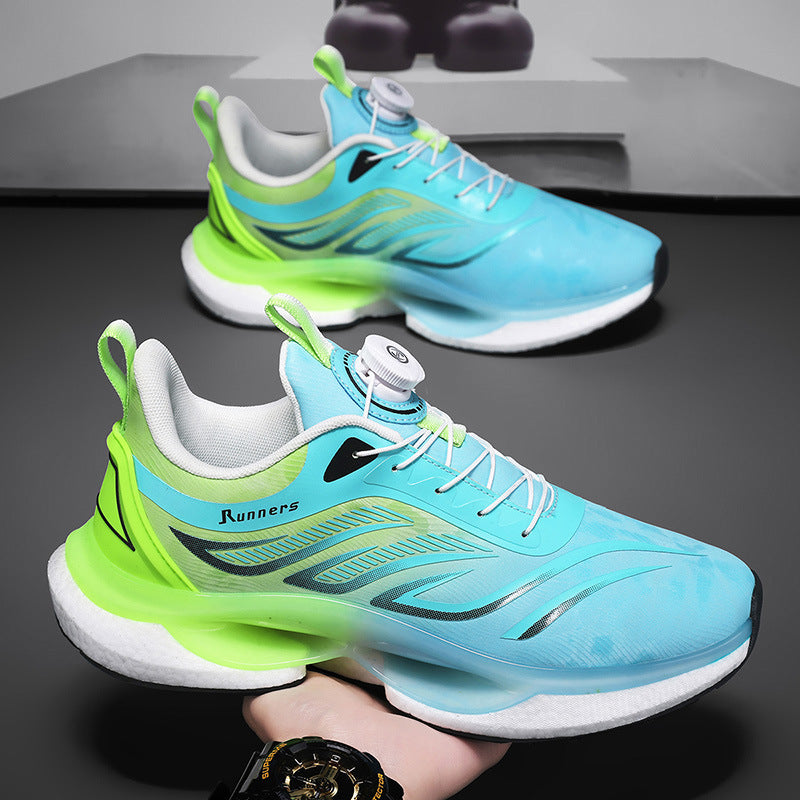 Herren nan innovativer Laufschuh mit Drehverschluss, nahtlosem Strickobermaterial und reaktiver Luftkammerdämpfung EB