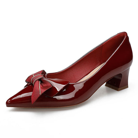 Damen Pumps mit eleganter Schleifenapplikation EB