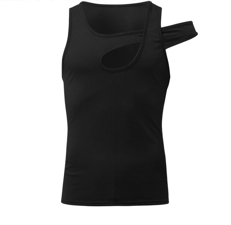 Herren Sportliches Ärmeloses Tanktop mit kreativem Design EB