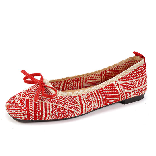 Damen Ballerina mit modernem Graphikdesign von EB