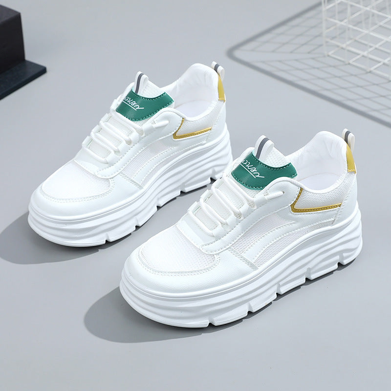 Damen Chunky Sneakers mit dämpfender Sohle und atmungsaktiver Oberflächenstruktur EB