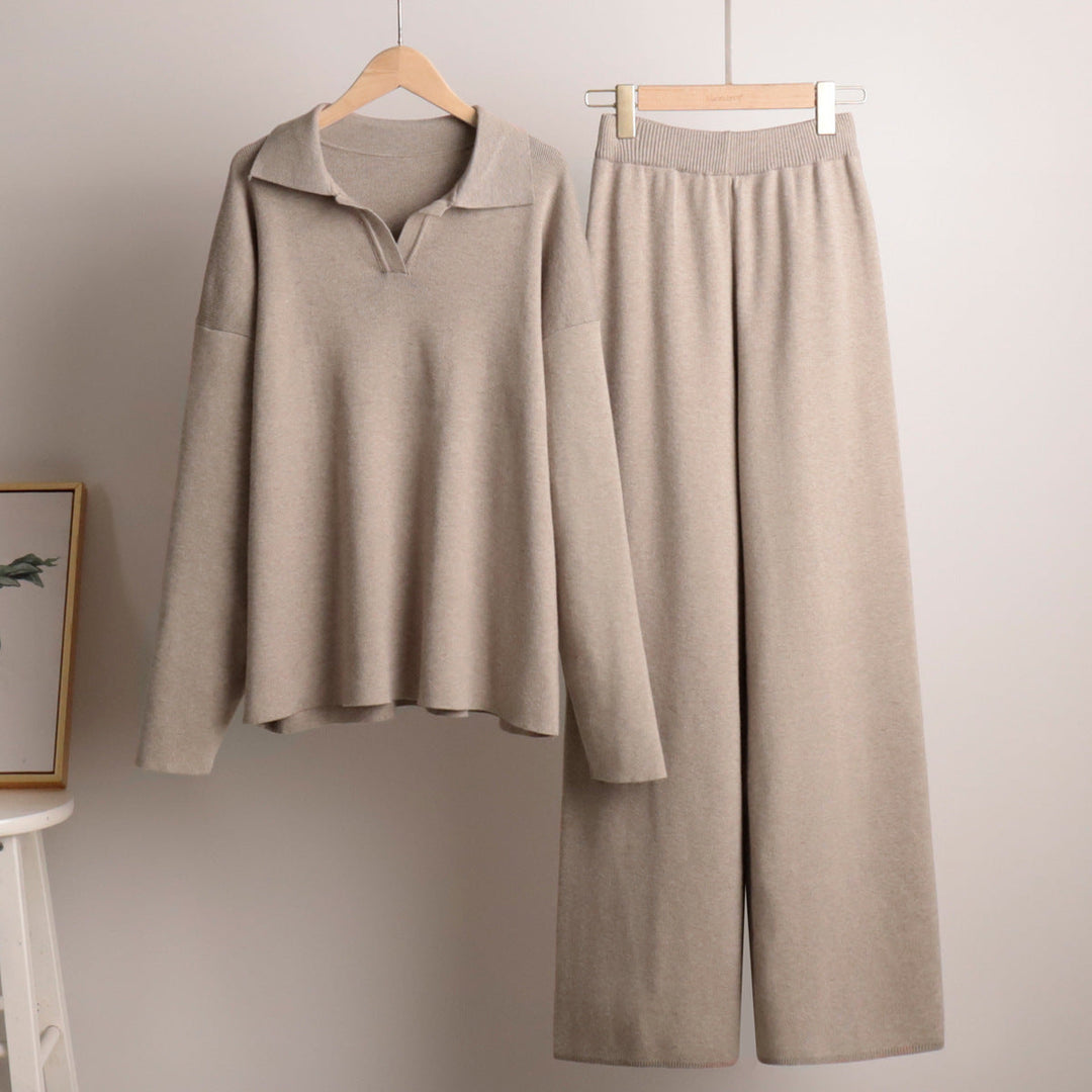 EB | Lounge Satz mit Weiten Hose und Poloshirt
