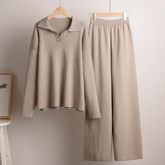 EB | Lounge Satz mit Weiten Hose und Poloshirt