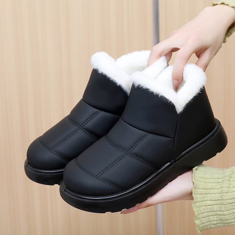 Damen Warmgefütterte Winterstiefel mit rutschfester Sohle EB