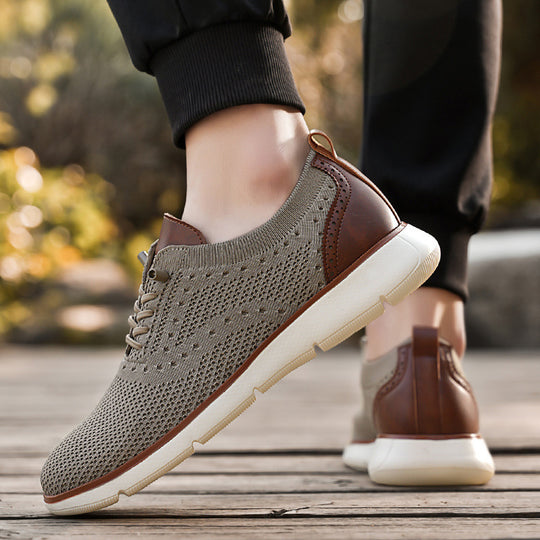 Damen sportliche atmungsaktive Sneakers mit innovativem Schnellschnürsystem EB