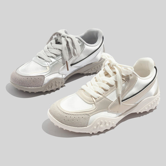 Damen Sportliche Sneakers mit atmungsaktiver Oberflächenstruktur und rutschfester Sohle EB