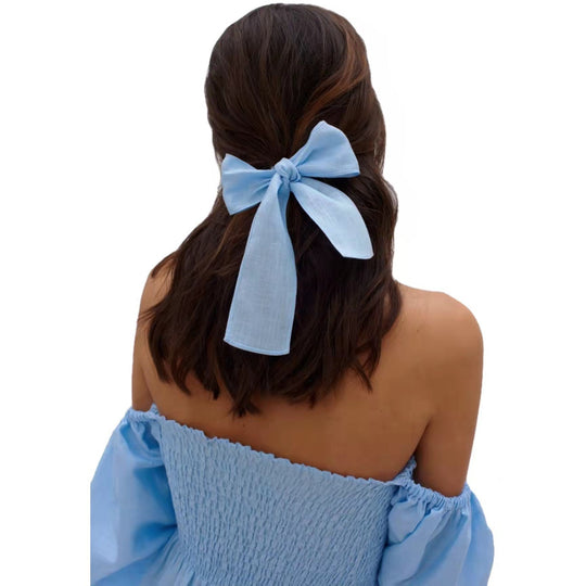 Damen Maxikleid mit Puffärmeln und elastischem Taillenbund EB
