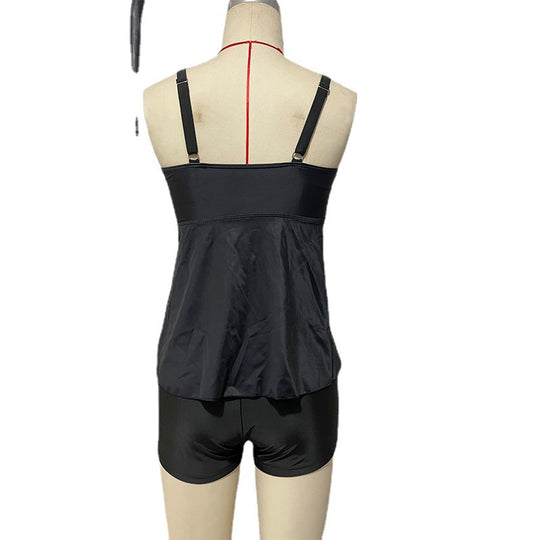 Damen Tankini-Set mit floralem Design und bequemen Shorts EB