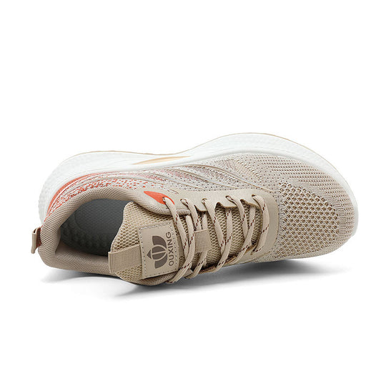 Damen Lauf- und Freizeitsneaker mit atmungsaktiver Oberflächenstruktur und dämpfender Sohle EB