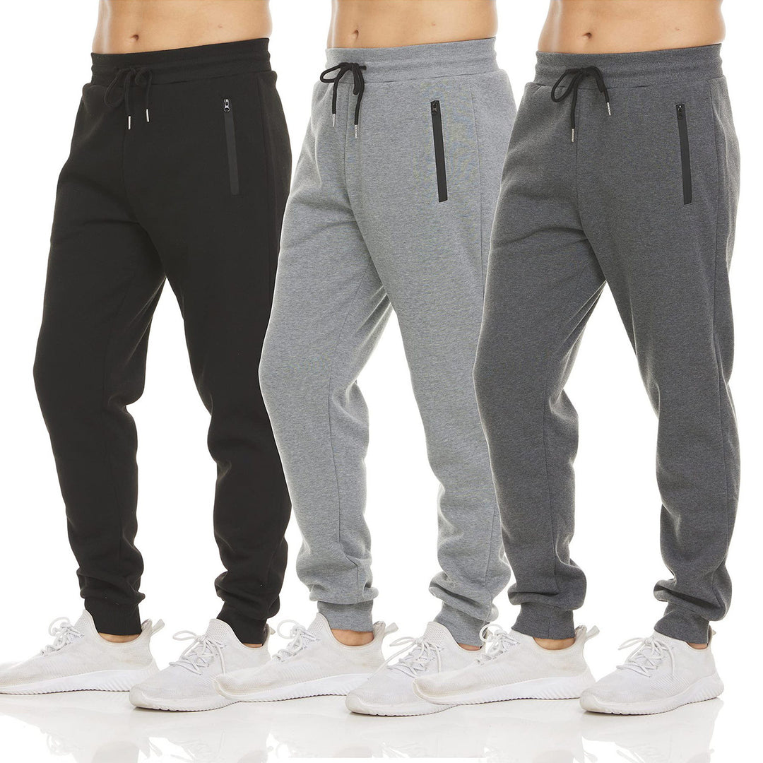 Damen nan taillierte Jogginghose mit seitlichen Reißverschlusstaschen, Kordelzug und schmalem Beinabschluss EB