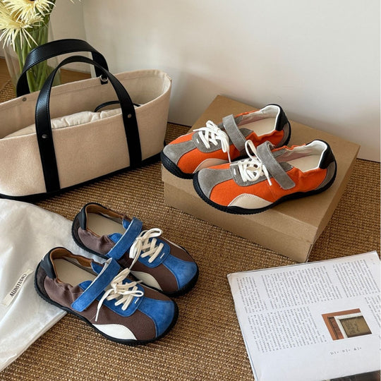 Damen Atmungsaktive Freizeitschuhe mit innovativem Klettverschluss und dämpfender Sohle EB