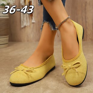 Damen Ballerinas mit zartem Schleifen-Design EB