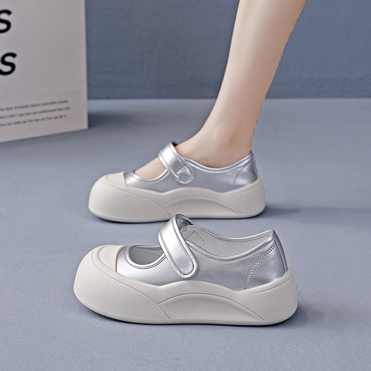 Damen Komfortable Clogsneaker mit verstellbarem Klettverschluss und rutschfester Sohle EB