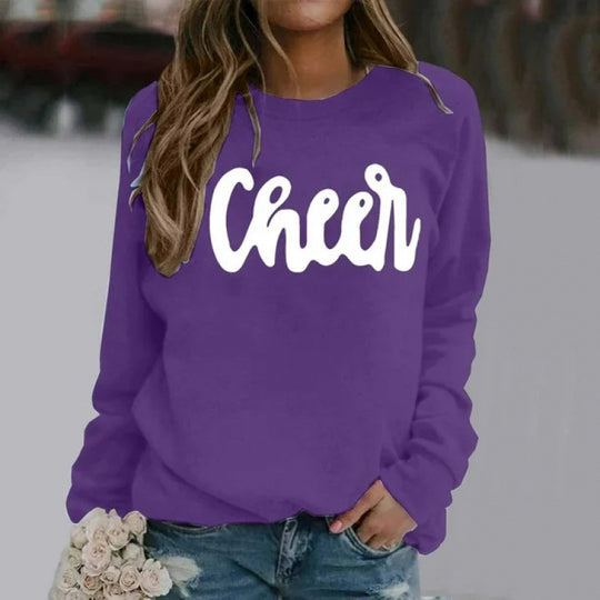 Damen Sweatshirt mit originellem Schriftzug EB