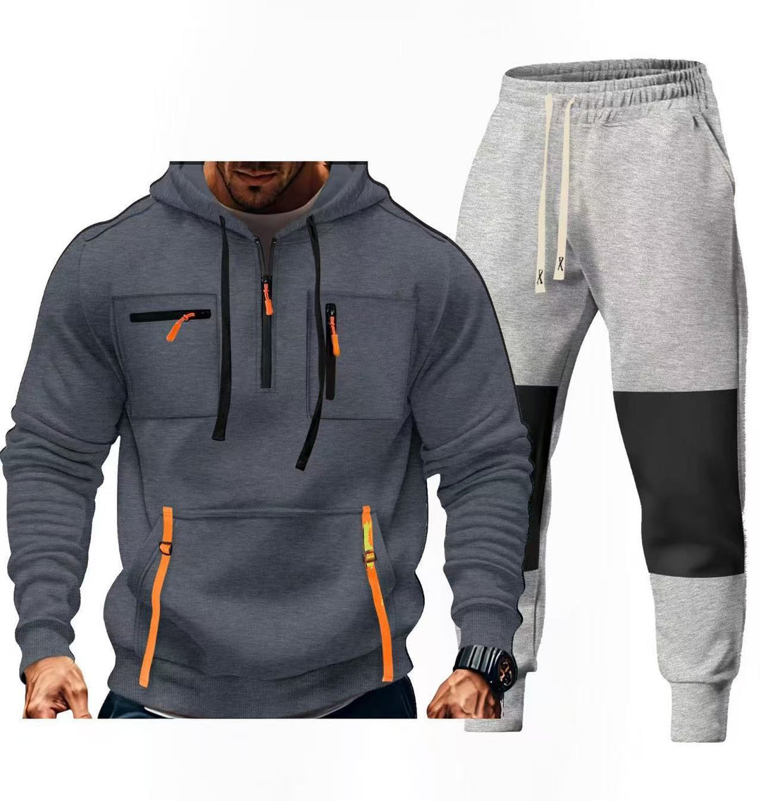 Herren Sportbekleidungsset mit funktionalen Taschen EB