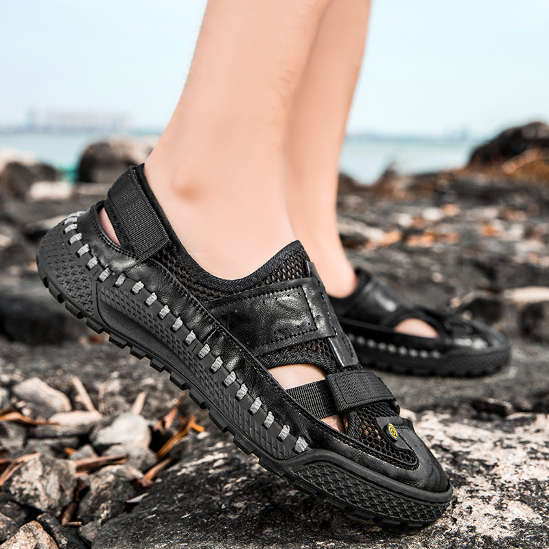 Damen Sportliche Aqua-Sandalen mit atmungsaktiver Obermaterialstruktur und rutschfester Sohle EB