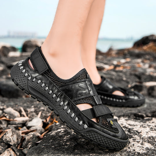 Damen Sportliche Aqua-Sandalen mit atmungsaktiver Obermaterialstruktur und rutschfester Sohle EB