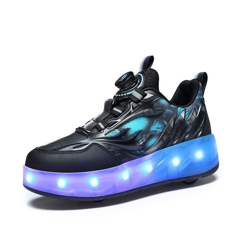 Damen LED Leuchtschuhe mit Rollerskate-Funktion EB