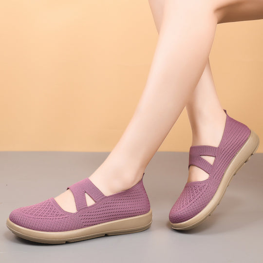 Damen Bequeme und atmungsaktive Slip-On Sneakers EB