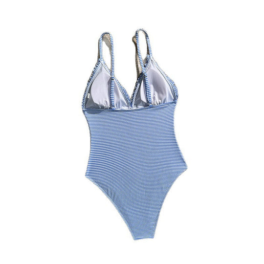 Damen Ästhetischer Badeanzug mit raffinierten Details EB