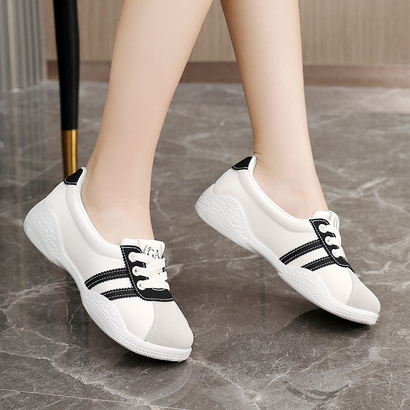 Damen sportliche Freizeitsneaker mit atmungsaktiver Oberfläche und rutschfester Sohle EB