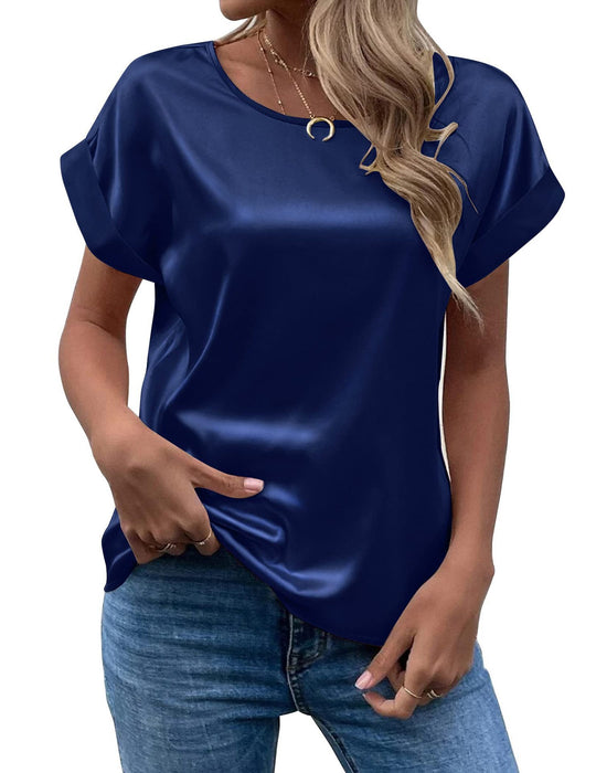 Damen Satinbluse EB