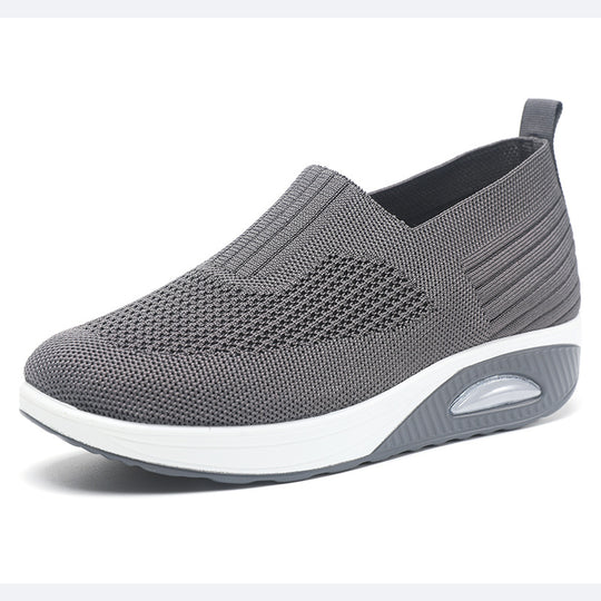 Damen Bequeme und luftige Slip-On Sneaker mit Dämpfungstechnologie EB