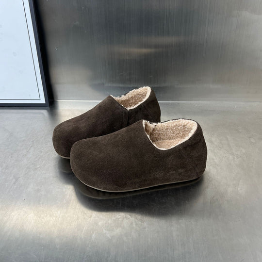 Damen Kuschelige Hausschuhe mit weichem Fleecefutter und rutschfester Sohle EB