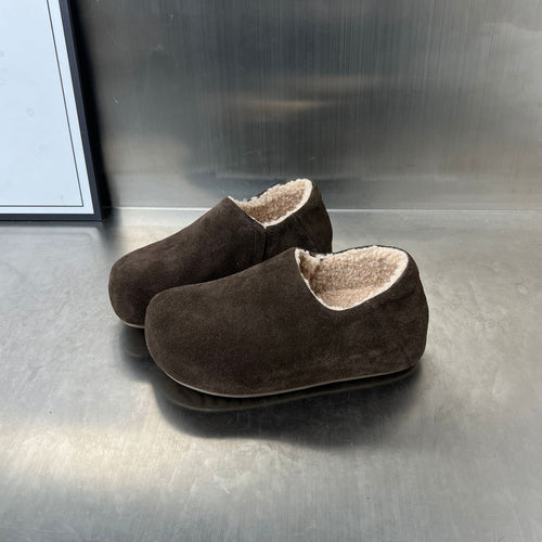 Damen Kuschelige Hausschuhe mit weichem Fleecefutter und rutschfester Sohle EB