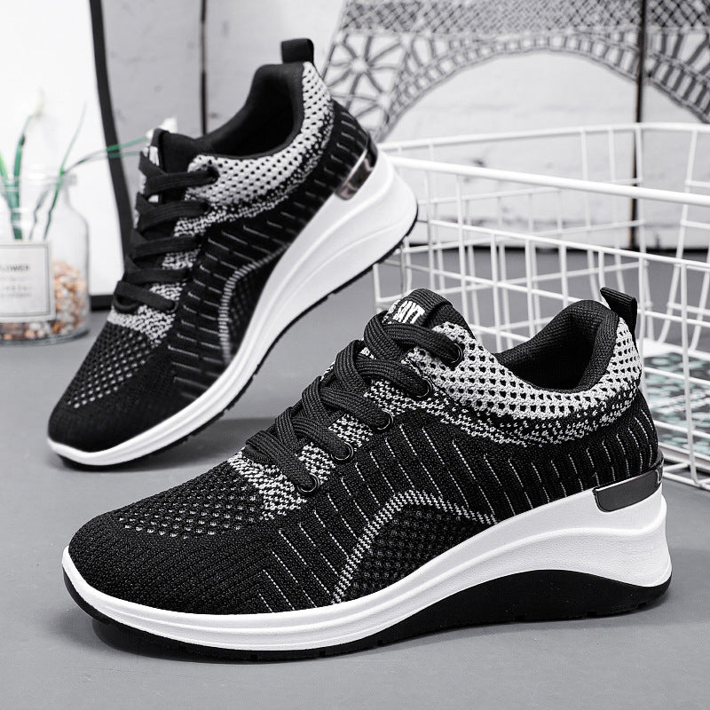 Damen Sportliche Sneakers mit atmungsaktivem Mesh-Obermaterial und ergonomischer Dämpfung EB